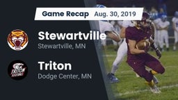 Recap: Stewartville  vs. Triton  2019