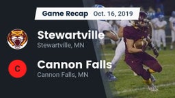 Recap: Stewartville  vs. Cannon Falls  2019