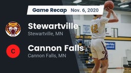 Recap: Stewartville  vs. Cannon Falls  2020
