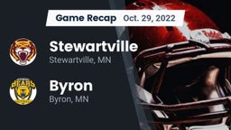 Recap: Stewartville  vs. Byron  2022