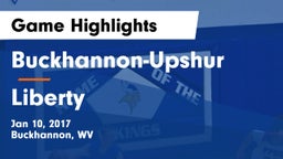 Buckhannon-Upshur  vs Liberty  Game Highlights - Jan 10, 2017
