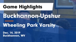 Buckhannon-Upshur  vs Wheeling Park Varsity Game Highlights - Dec. 14, 2019
