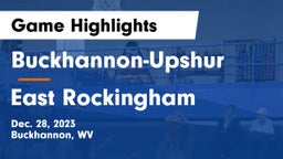 Buckhannon-Upshur  vs East Rockingham  Game Highlights - Dec. 28, 2023