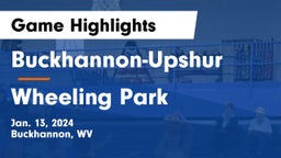 Buckhannon-Upshur  vs Wheeling Park  Game Highlights - Jan. 13, 2024