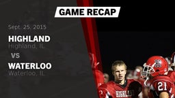 Recap: Highland  vs. Waterloo  2015