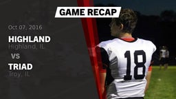 Recap: Highland  vs. Triad  2016
