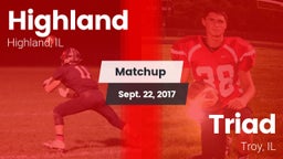 Matchup: Highland  vs. Triad  2017