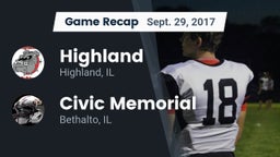 Recap: Highland  vs. Civic Memorial  2017