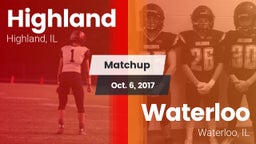 Matchup: Highland  vs. Waterloo  2017