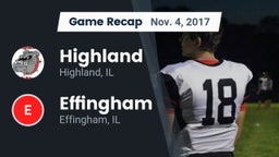 Recap: Highland  vs. Effingham  2017