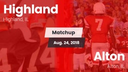 Matchup: Highland  vs. Alton  2018