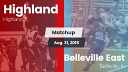 Matchup: Highland  vs. Belleville East  2018