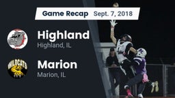 Recap: Highland  vs. Marion  2018