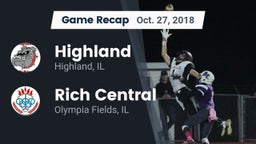 Recap: Highland  vs. Rich Central  2018