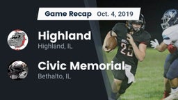Recap: Highland  vs. Civic Memorial  2019