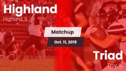 Matchup: Highland  vs. Triad  2019