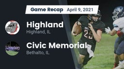Recap: Highland  vs. Civic Memorial  2021