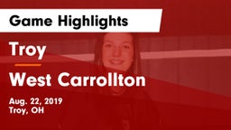 Troy  vs West Carrollton  Game Highlights - Aug. 22, 2019