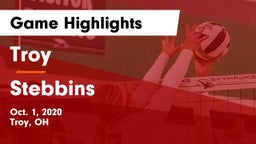 Troy  vs Stebbins  Game Highlights - Oct. 1, 2020