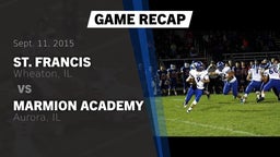 Recap: St. Francis  vs. Marmion Academy  2015