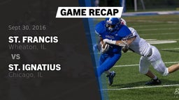 Recap: St. Francis  vs. St. Ignatius  2016