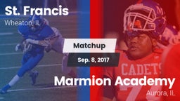 Matchup: St. Francis High vs. Marmion Academy  2017