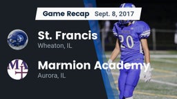 Recap: St. Francis  vs. Marmion Academy  2017