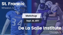 Matchup: St. Francis High vs. De La Salle Institute 2017