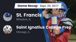 Recap: St. Francis  vs. Saint Ignatius College Prep 2017