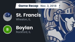 Recap: St. Francis  vs. Boylan  2018