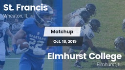 Matchup: St. Francis High vs. Elmhurst College 2019