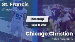 Matchup: St. Francis High vs. Chicago Christian  2020