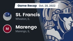 Recap: St. Francis  vs. Marengo  2022