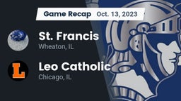 Recap: St. Francis  vs. Leo Catholic  2023