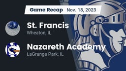 Recap: St. Francis  vs. Nazareth Academy  2023