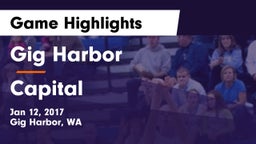 Gig Harbor  vs Capital  Game Highlights - Jan 12, 2017