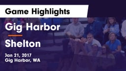 Gig Harbor  vs Shelton  Game Highlights - Jan 21, 2017