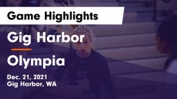 Gig Harbor  vs Olympia  Game Highlights - Dec. 21, 2021