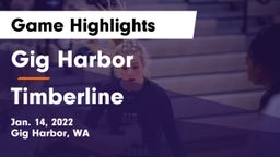 Gig Harbor  vs Timberline  Game Highlights - Jan. 14, 2022