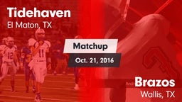 Matchup: Tidehaven High vs. Brazos  2016