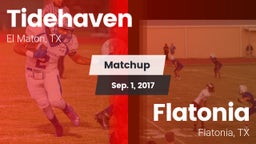 Matchup: Tidehaven High vs. Flatonia  2017
