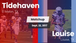 Matchup: Tidehaven High vs. Louise  2017