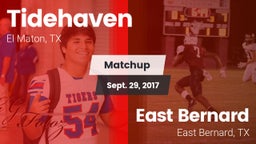 Matchup: Tidehaven High vs. East Bernard  2017