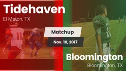 Matchup: Tidehaven High vs. Bloomington  2017