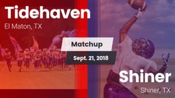 Matchup: Tidehaven High vs. Shiner  2018