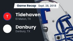 Recap: Tidehaven  vs. Danbury  2018