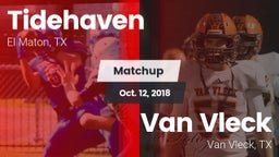 Matchup: Tidehaven High vs. Van Vleck  2018