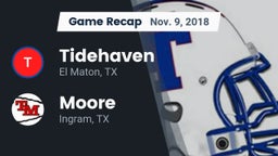 Recap: Tidehaven  vs. Moore  2018