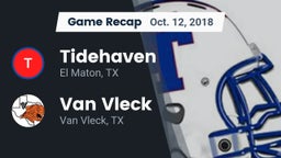 Recap: Tidehaven  vs. Van Vleck  2018