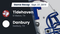 Recap: Tidehaven  vs. Danbury  2019